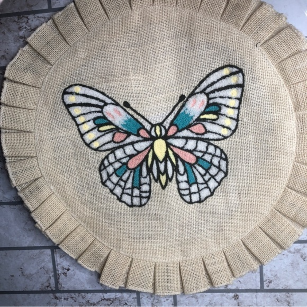 Nicole Miller jute butterfly placemats set of 3‎